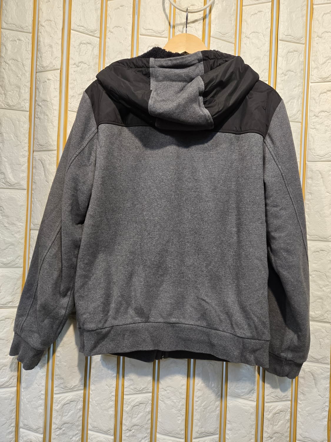 휴고보스 남성 털 후드점퍼 후드집업L-XL 상품이미지2