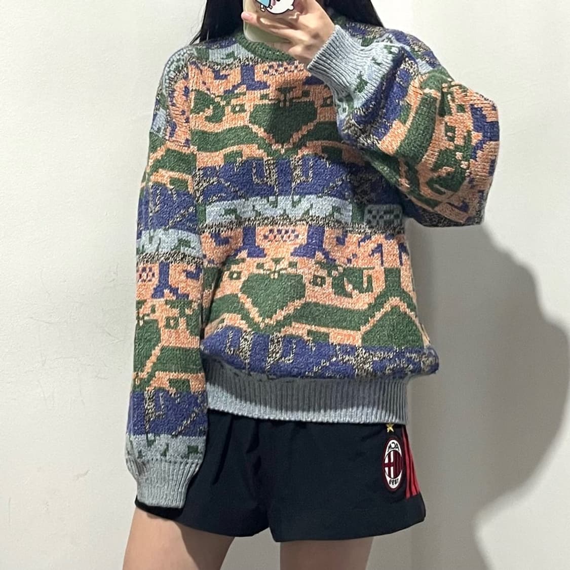 이태리 패턴 니트 상품이미지2