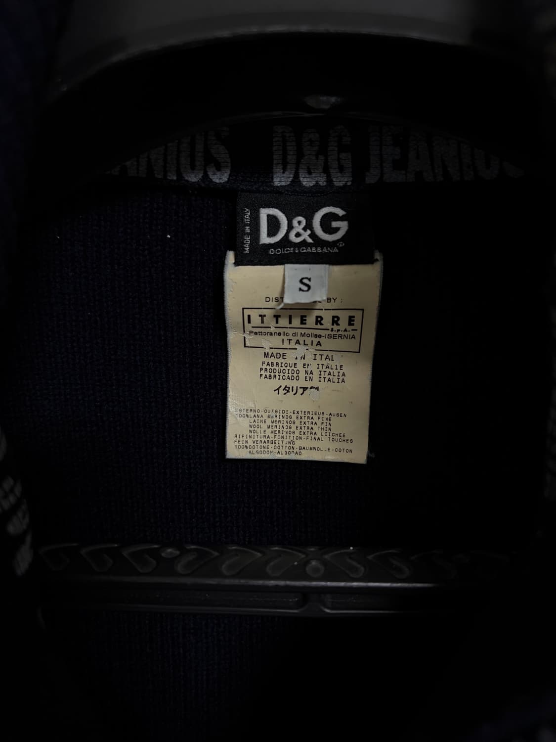 돌체앤가바나/06FW 니트집업/S 상품이미지3