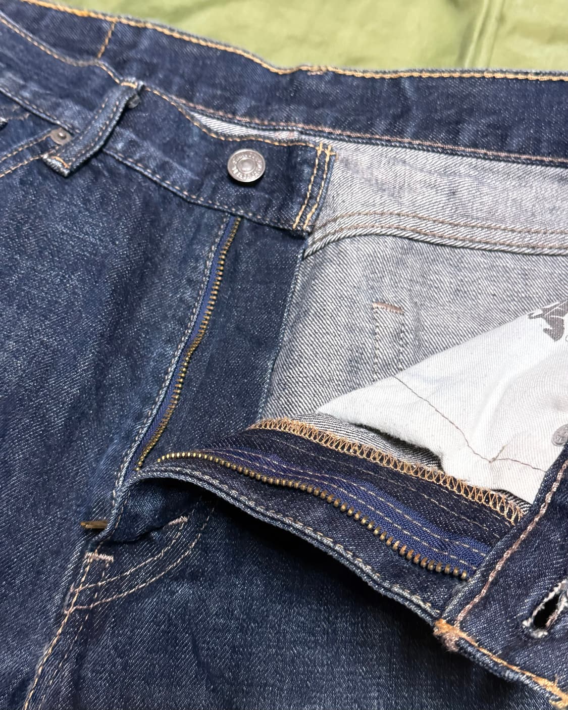 리바이스 505 레귤러핏 데님 팬츠 34 상품이미지2