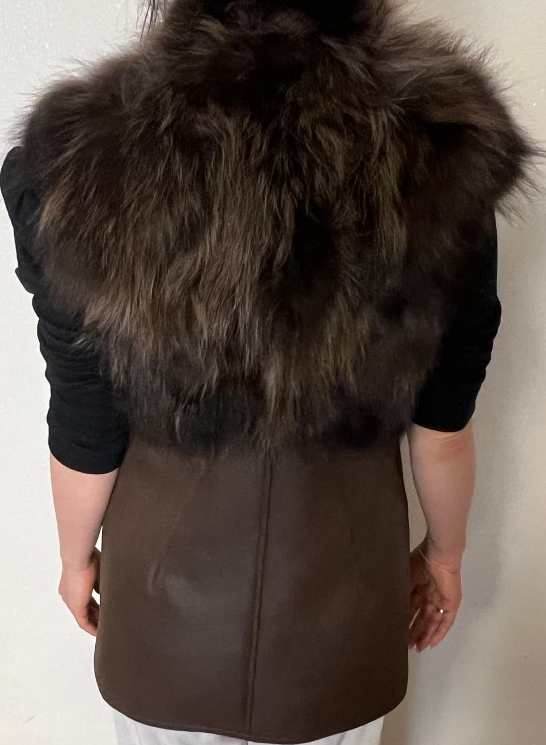 켈리무스탕 조끼 리얼 폭스 퍼 S 55 상품이미지3