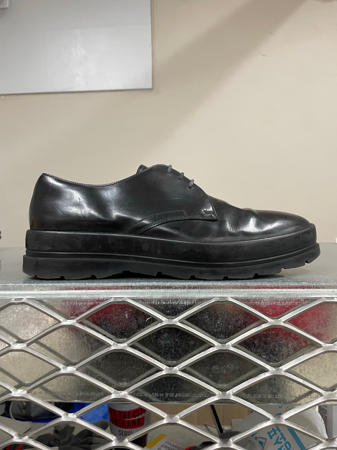 프라다 레더 로퍼 블랙 5 상품이미지4