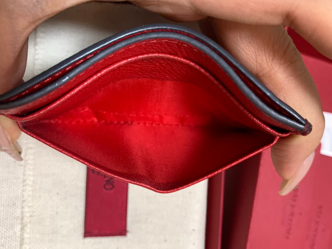 발렌티노 레드 카드지갑  상품이미지3