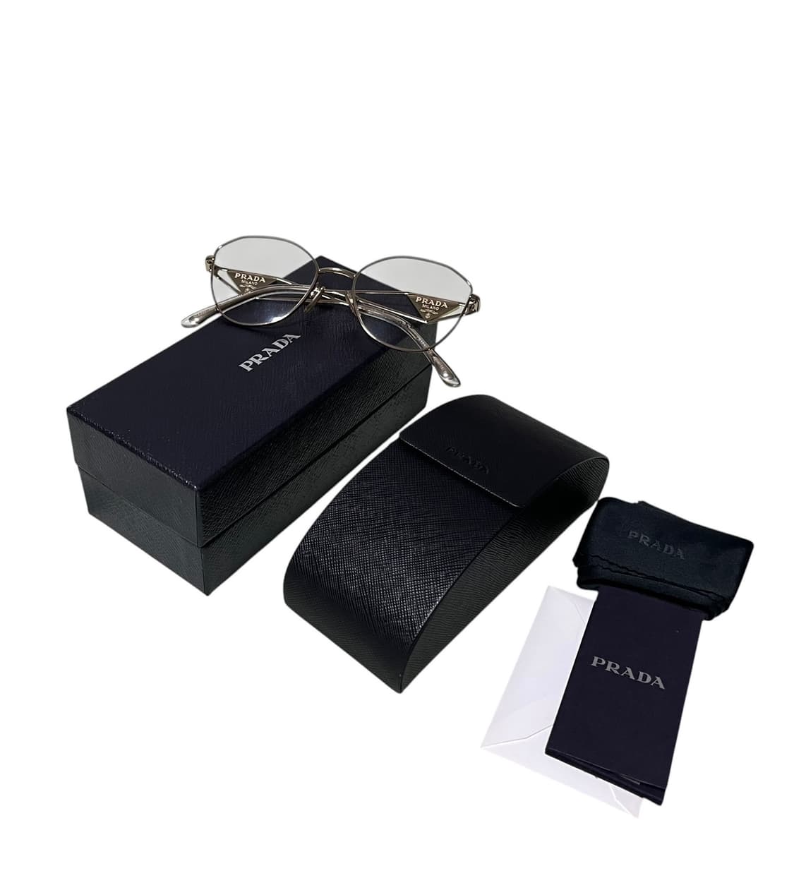 프라다 명품 골드 메탈 안경 여자명품 상품이미지5