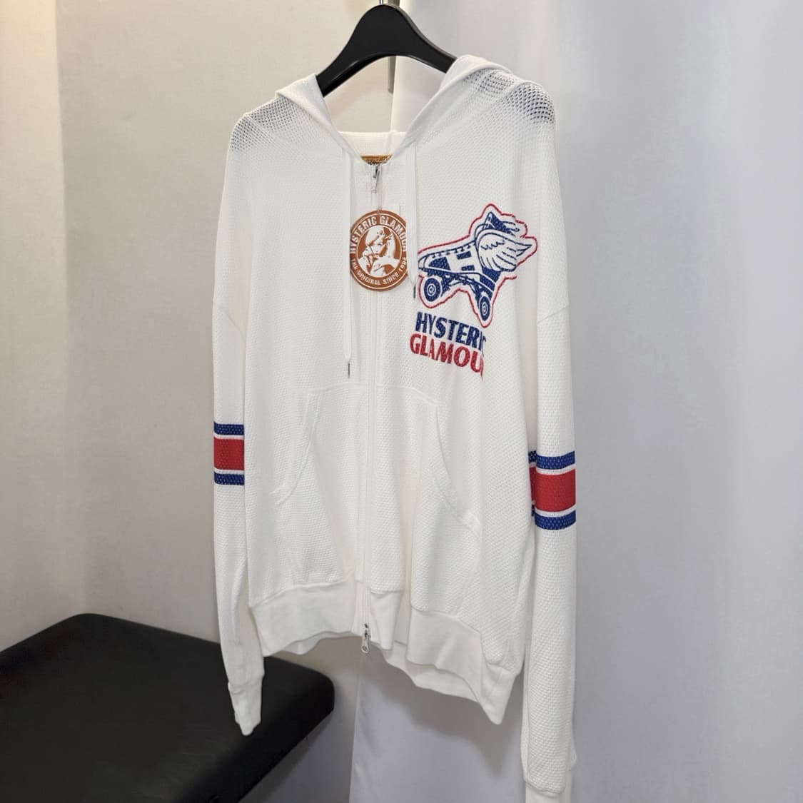 히스테릭 글래머 롤러스 후드 화이트 상품이미지2