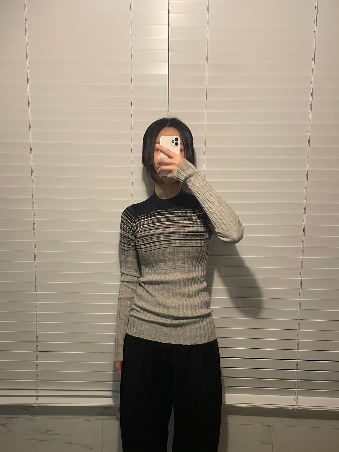 분더샵 캐시미어 스키니 니트 상품이미지1