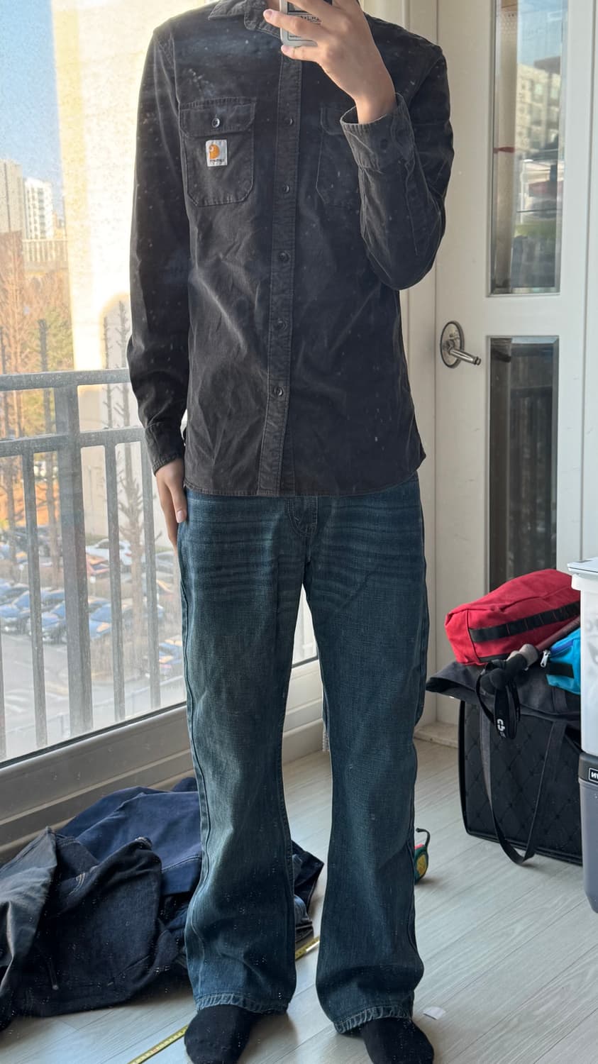 칼하트 코듀로이 셔츠 자켓 s판매 상품이미지2