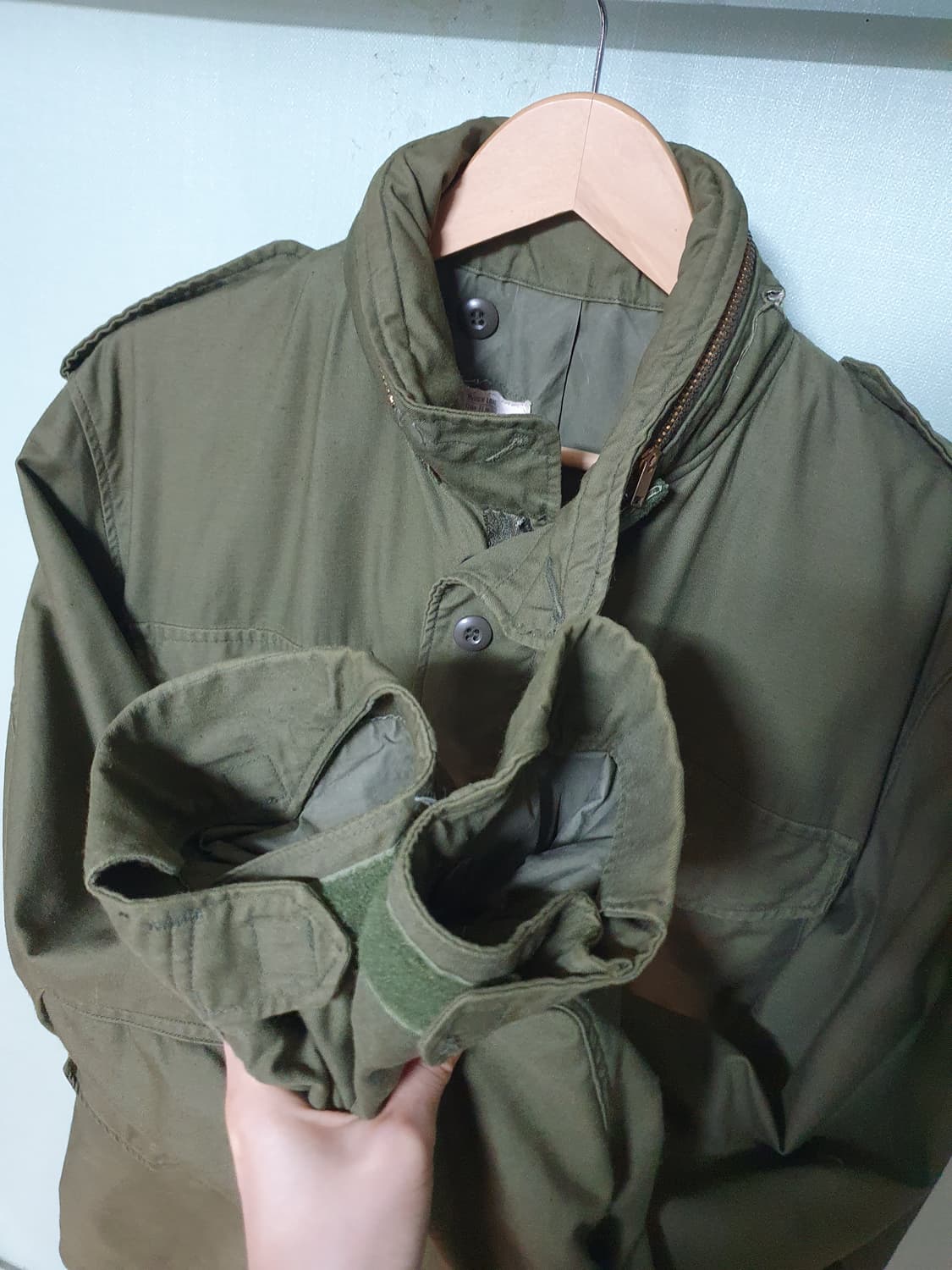 미군 M65 데드스탁 자켓 미디움 롱 상품이미지9