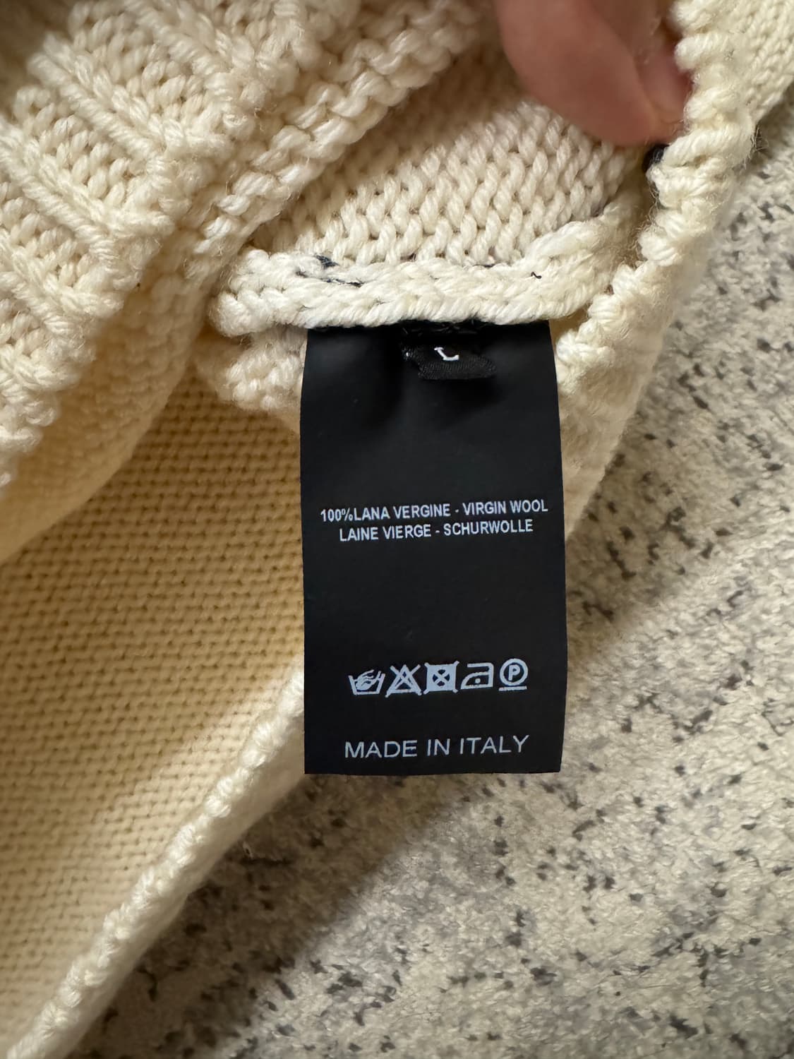 라프시몬스 크롭 니트 상품이미지2