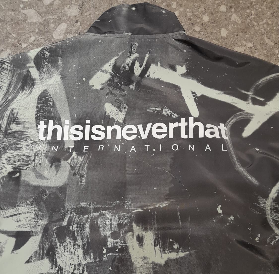 💥디스이즈네버댓 바람막이 팀 자켓 블랙 (M) 상품이미지8