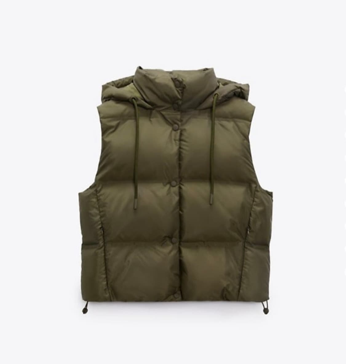 자라 후드 패딩 조끼 상품이미지1