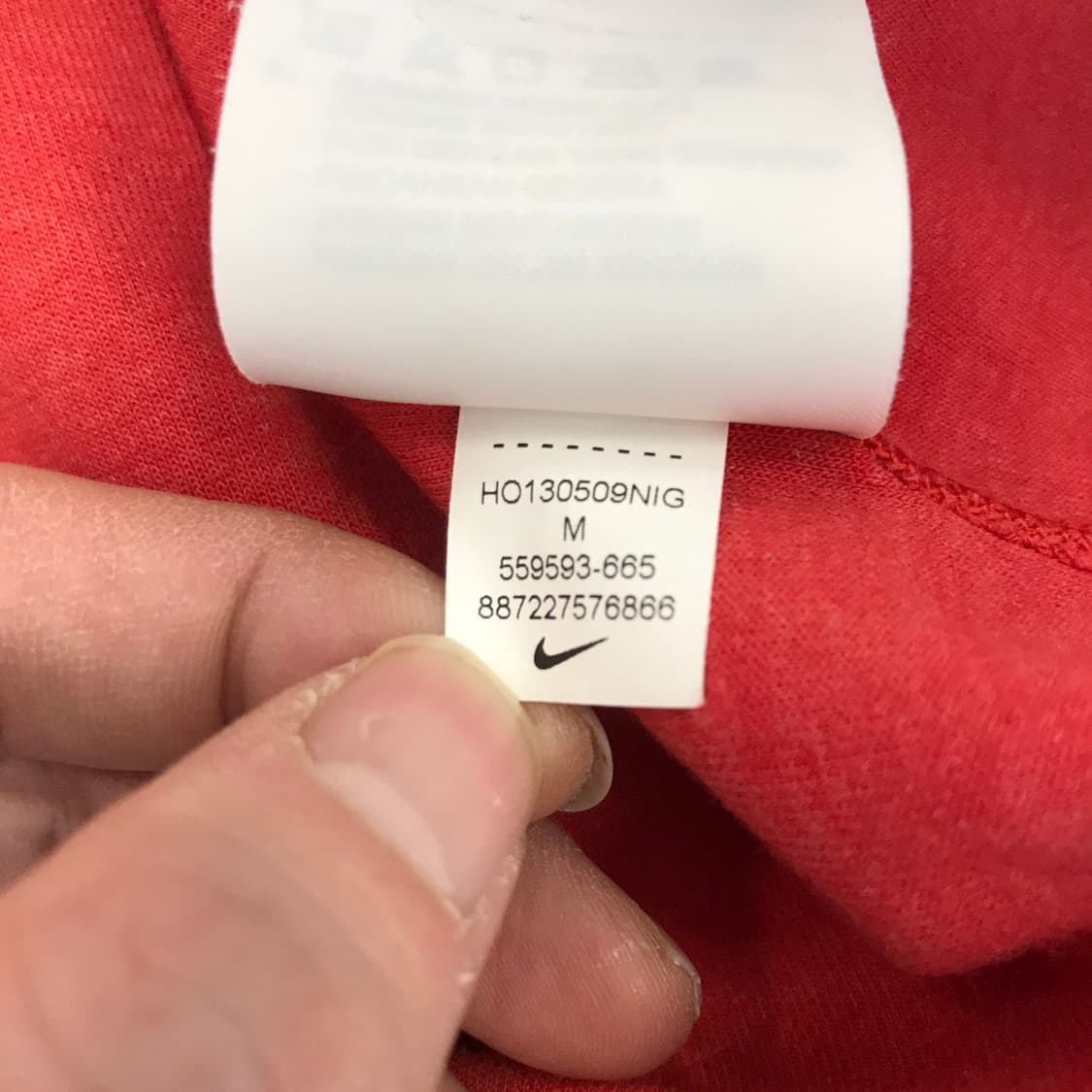 나이키 테크팩 후드집업 레드 [M] 상품이미지7