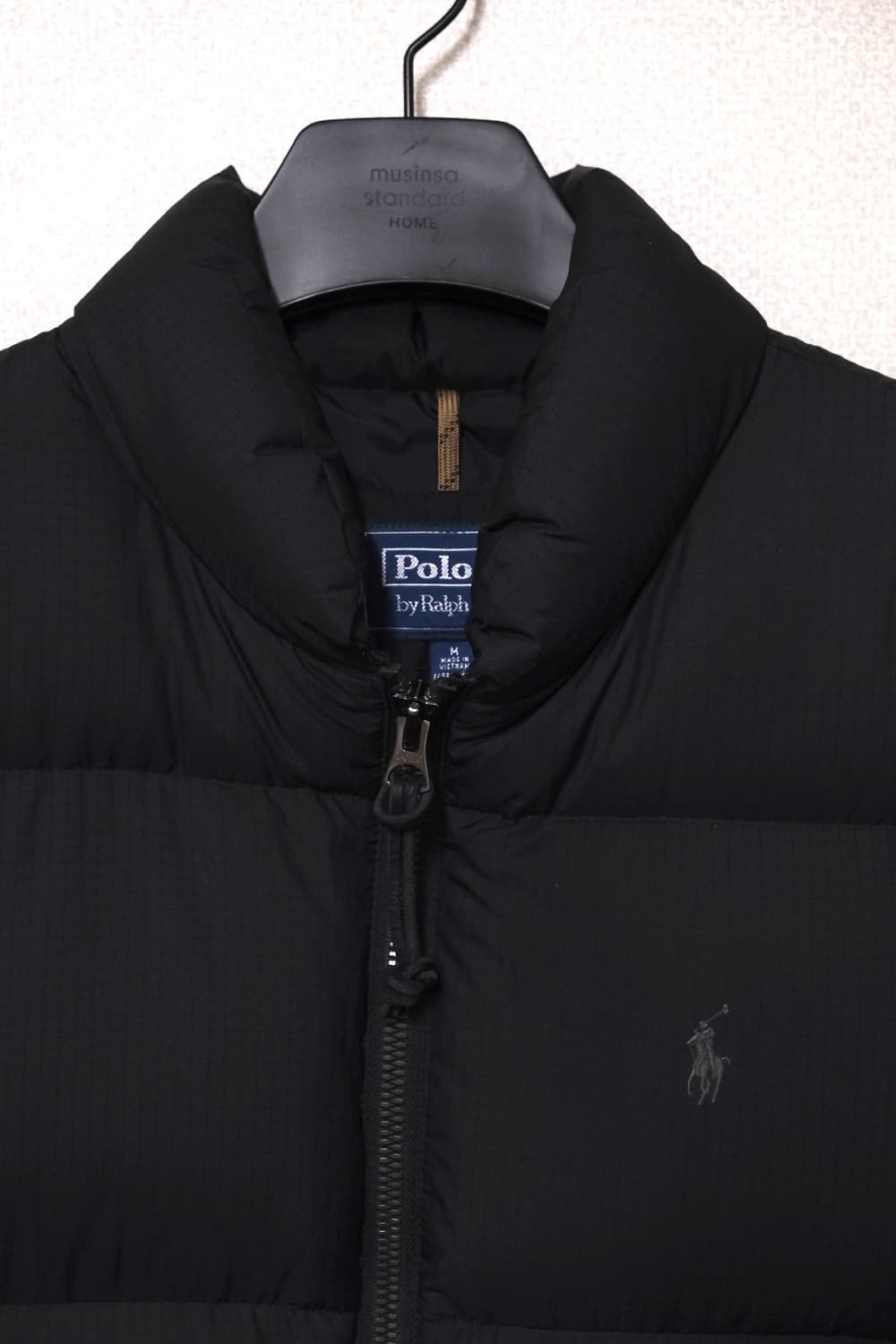 폴로 랄프로렌 텍스처 립스탑 다운 패딩 M 상품이미지3