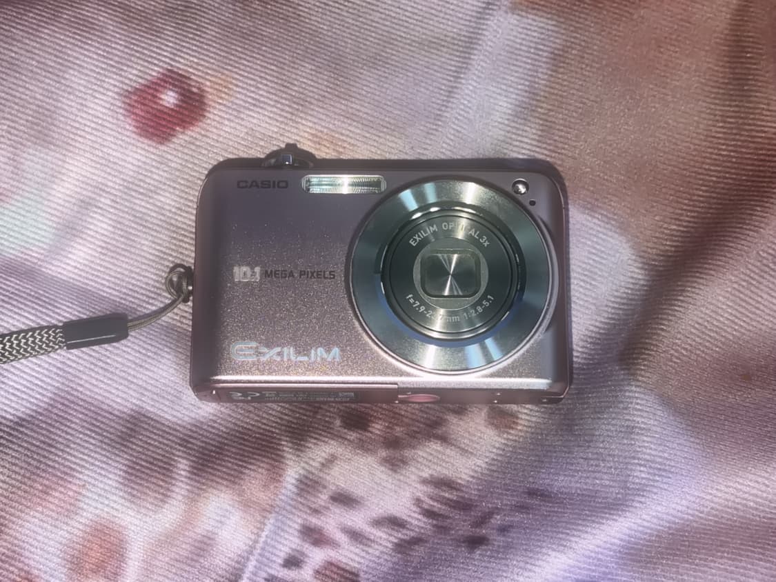 카시오 엑슬림z1080 디카 핑크(작례o) 상품이미지1
