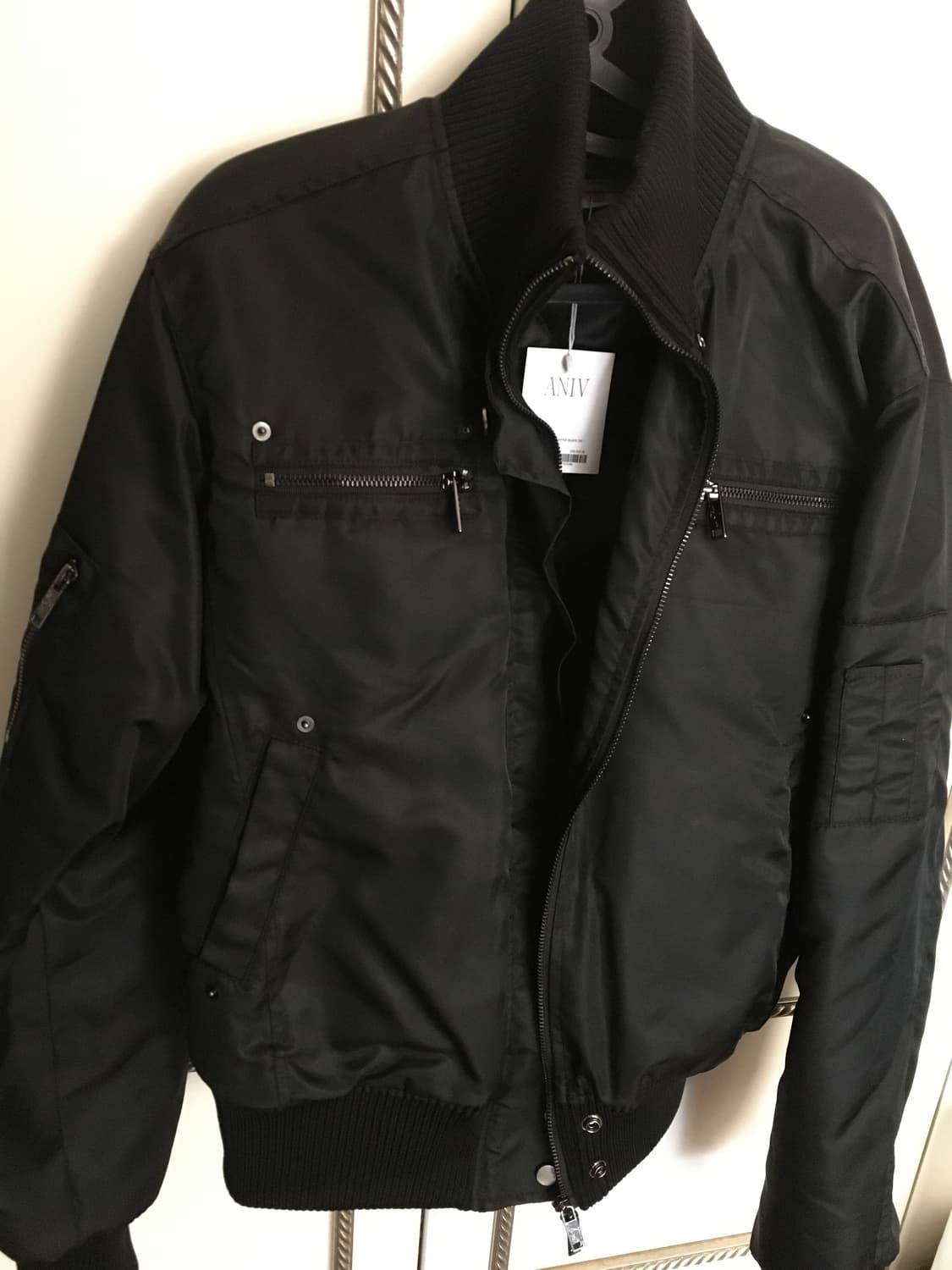 어니브 ma-1 봄버자켓 블랙 M 상품이미지1
