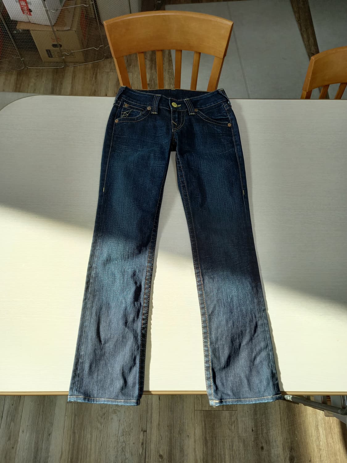 25 트루릴리젼 USA 골반 스판 일자진 진청 25-284 상품이미지1