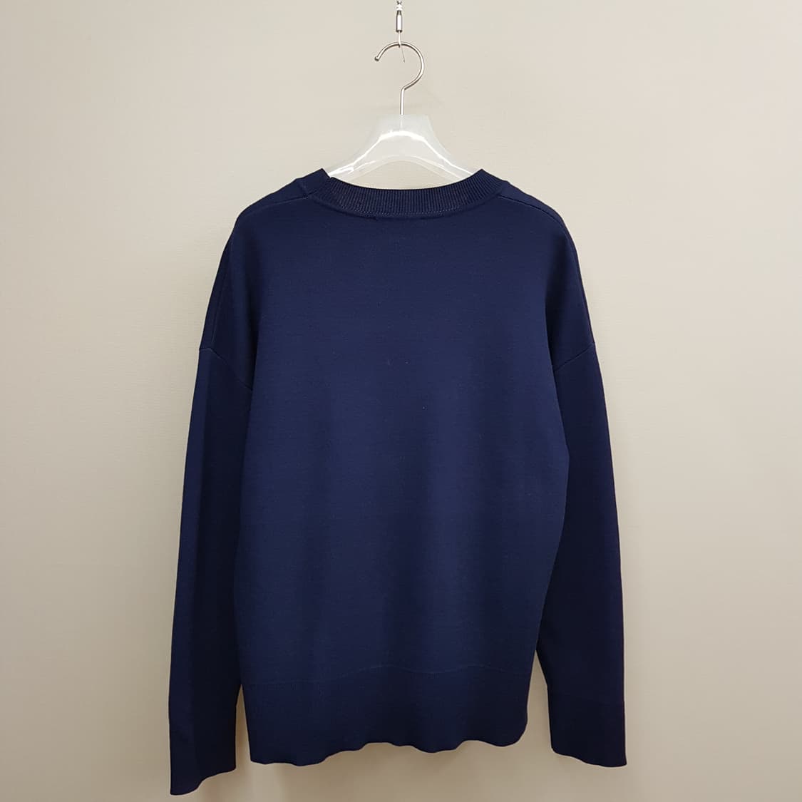 산드로 SANDRO  스마일 그래픽 네이비 니트 1사이즈 상품이미지5