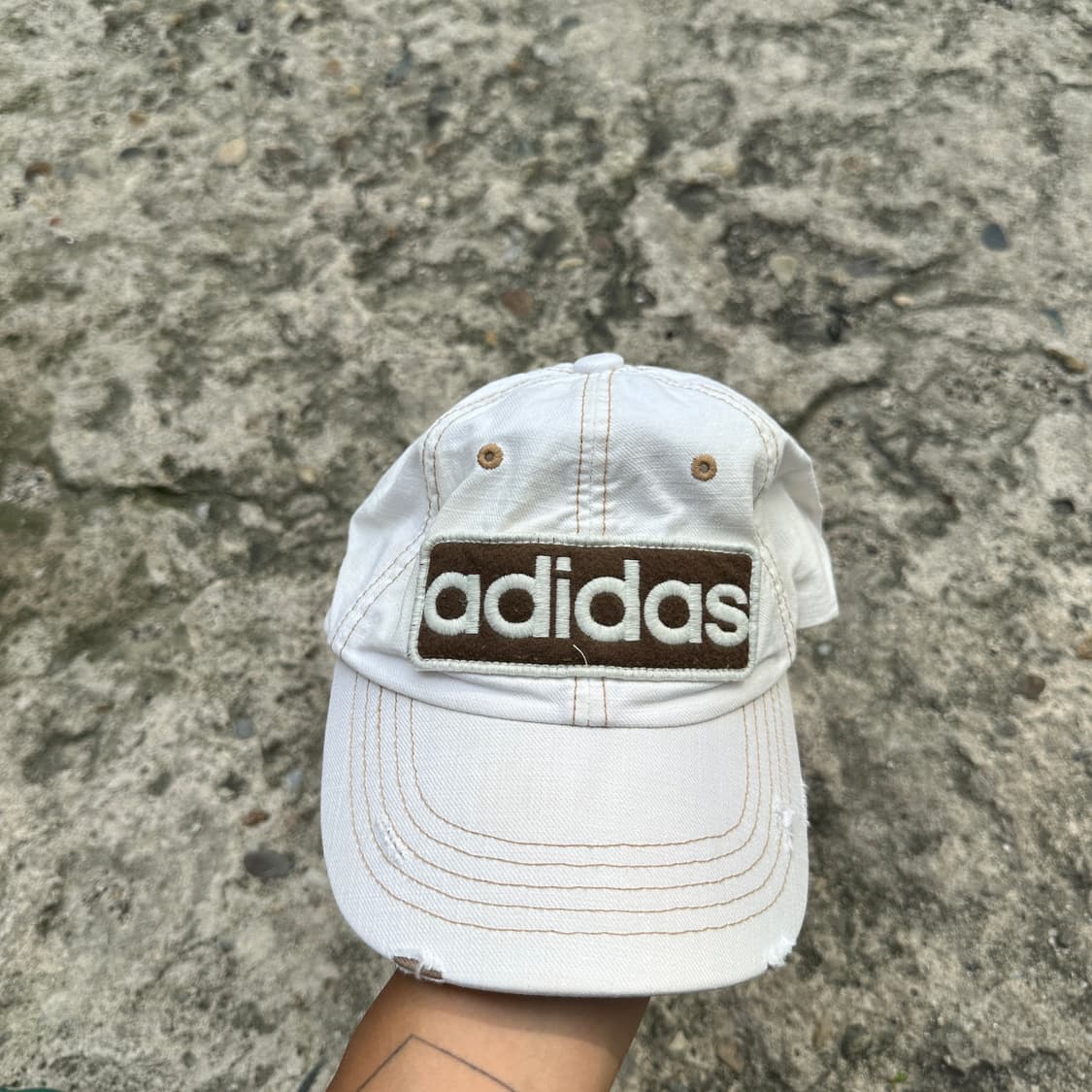 00's adidas rectangle cap 상품이미지2