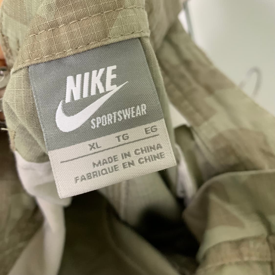 나이키 빈티지 카모 패턴 카고 반바지 36인치 상품이미지5
