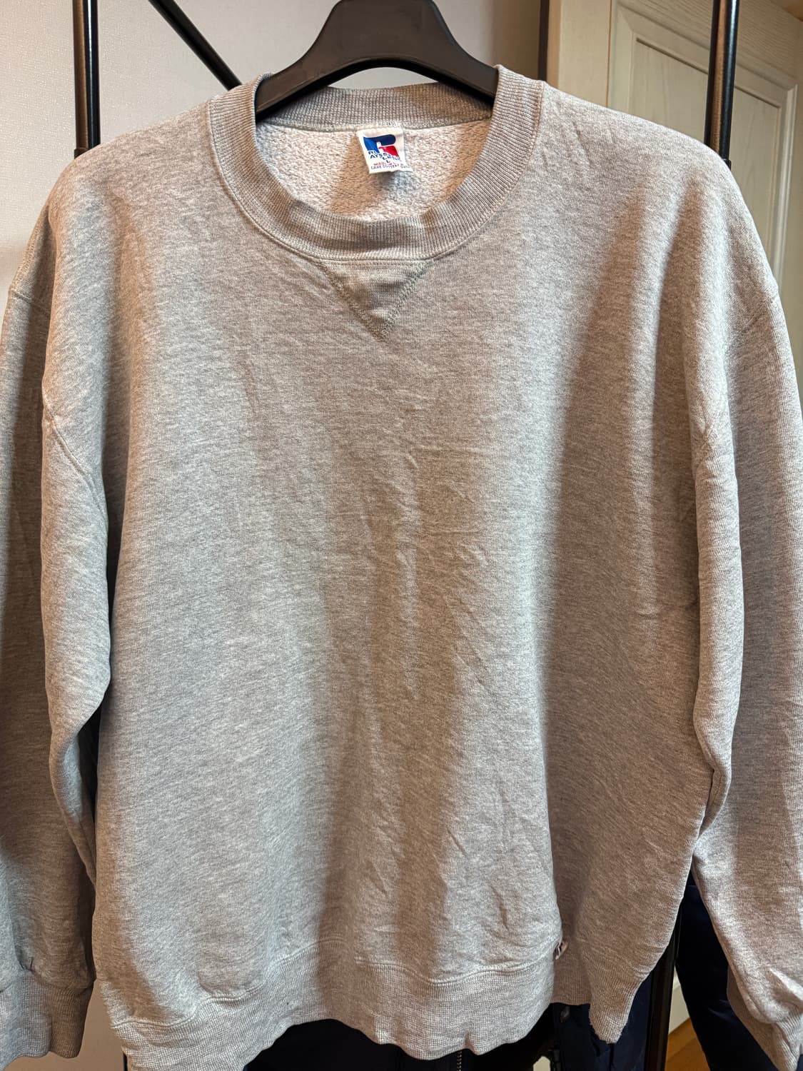 90s 러셀 made in usa 그레이 맨투맨[L] 상품이미지1