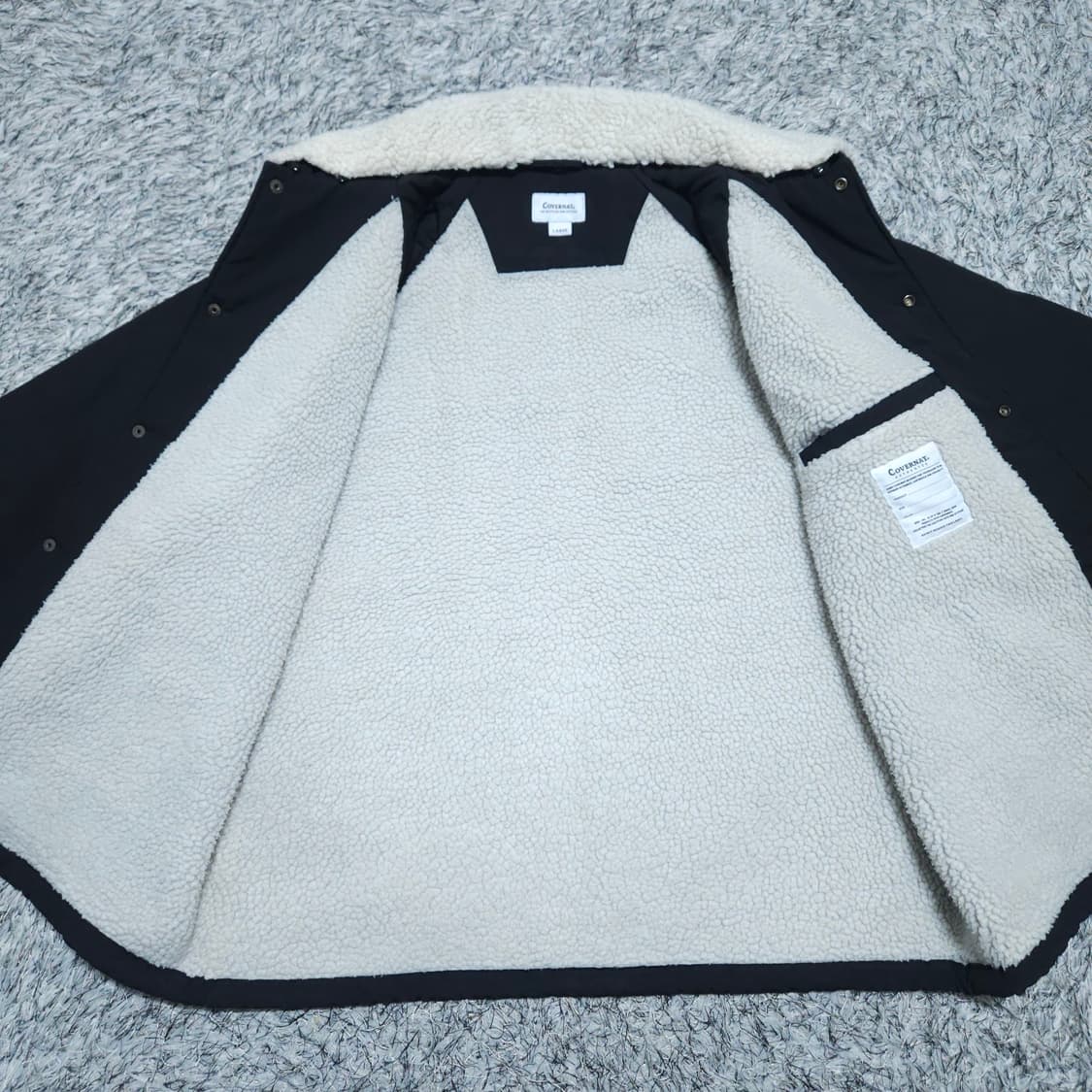 커버낫) L 남자 양털카라점퍼 코치자켓 / 왕눈이샵 상품이미지9