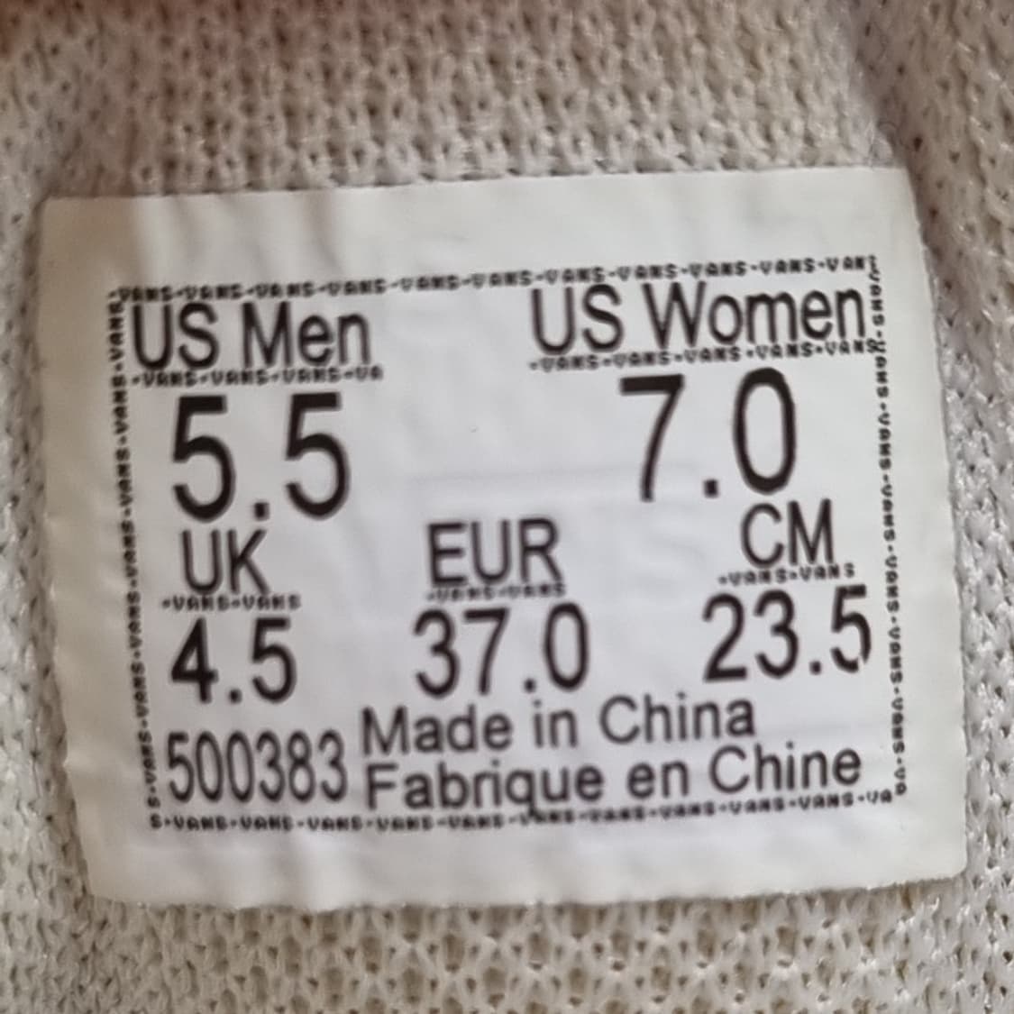 반스 올드스쿨 옐로우 여성스니커즈235  상품이미지6