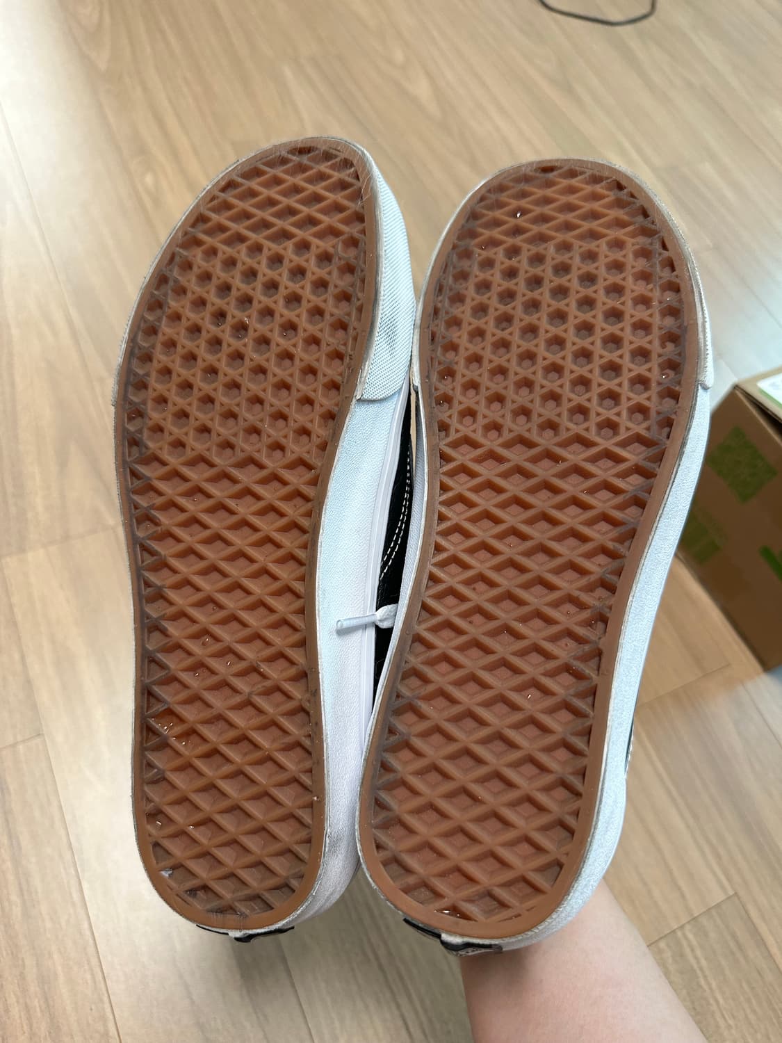 반스 레더 올드스쿨 블랙 가죽 280 상품이미지7