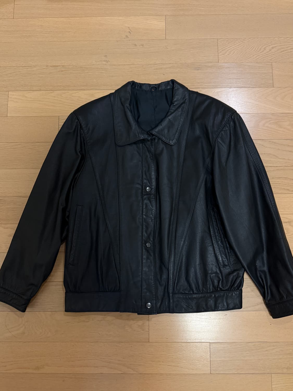 빈티지 레더 블루종 상품이미지1