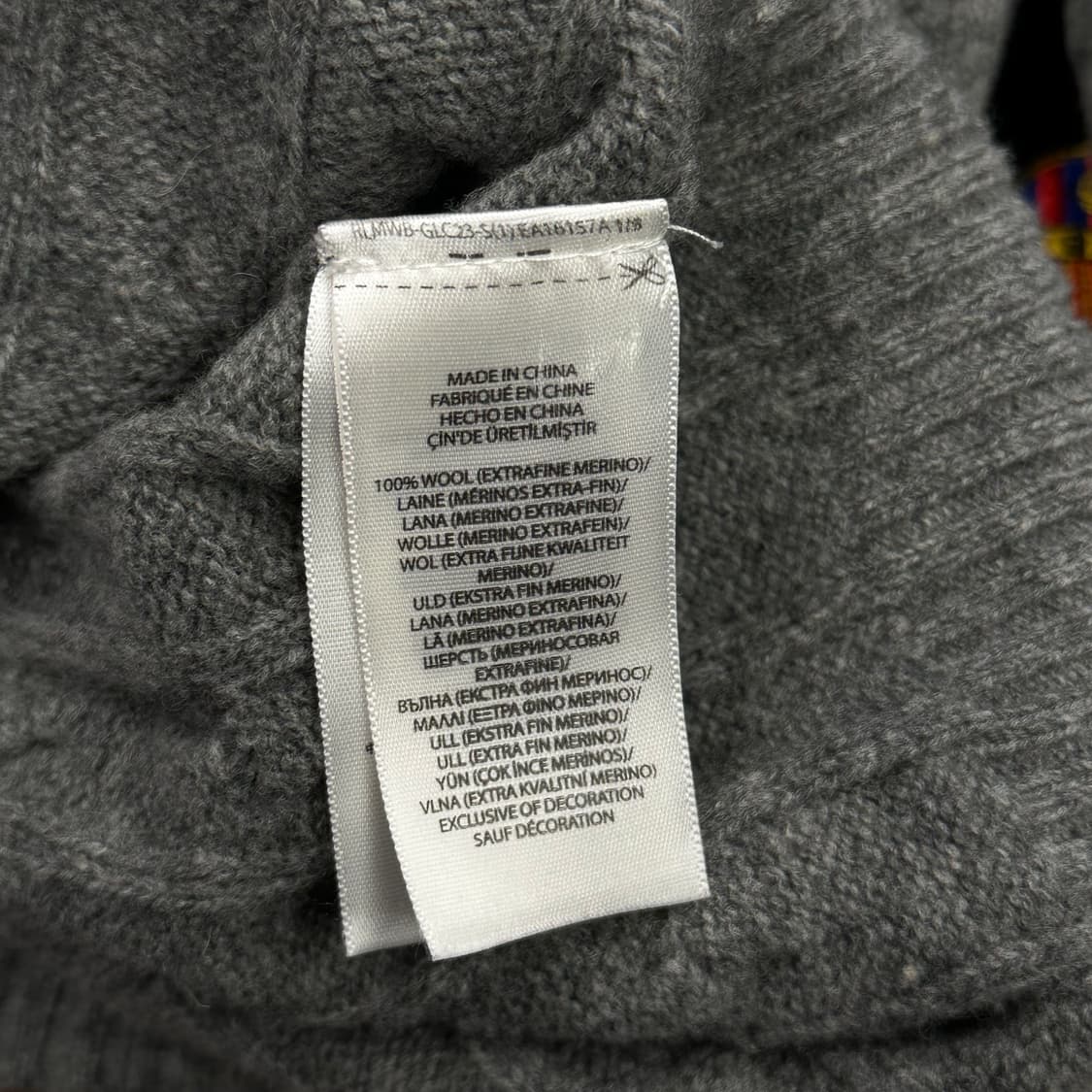 폴로랄프로렌 그레이 메리노 울 케이블 니트 상품이미지5