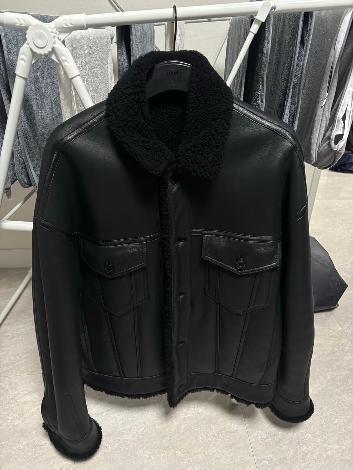 준지 트러커 무스탕 상품이미지1