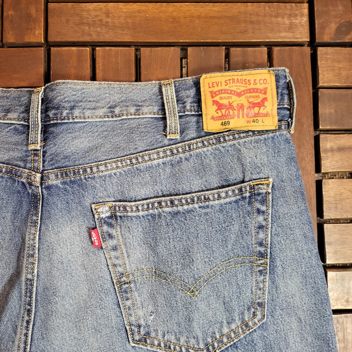 리바이스 청 반바지 469 (42) 상품이미지6