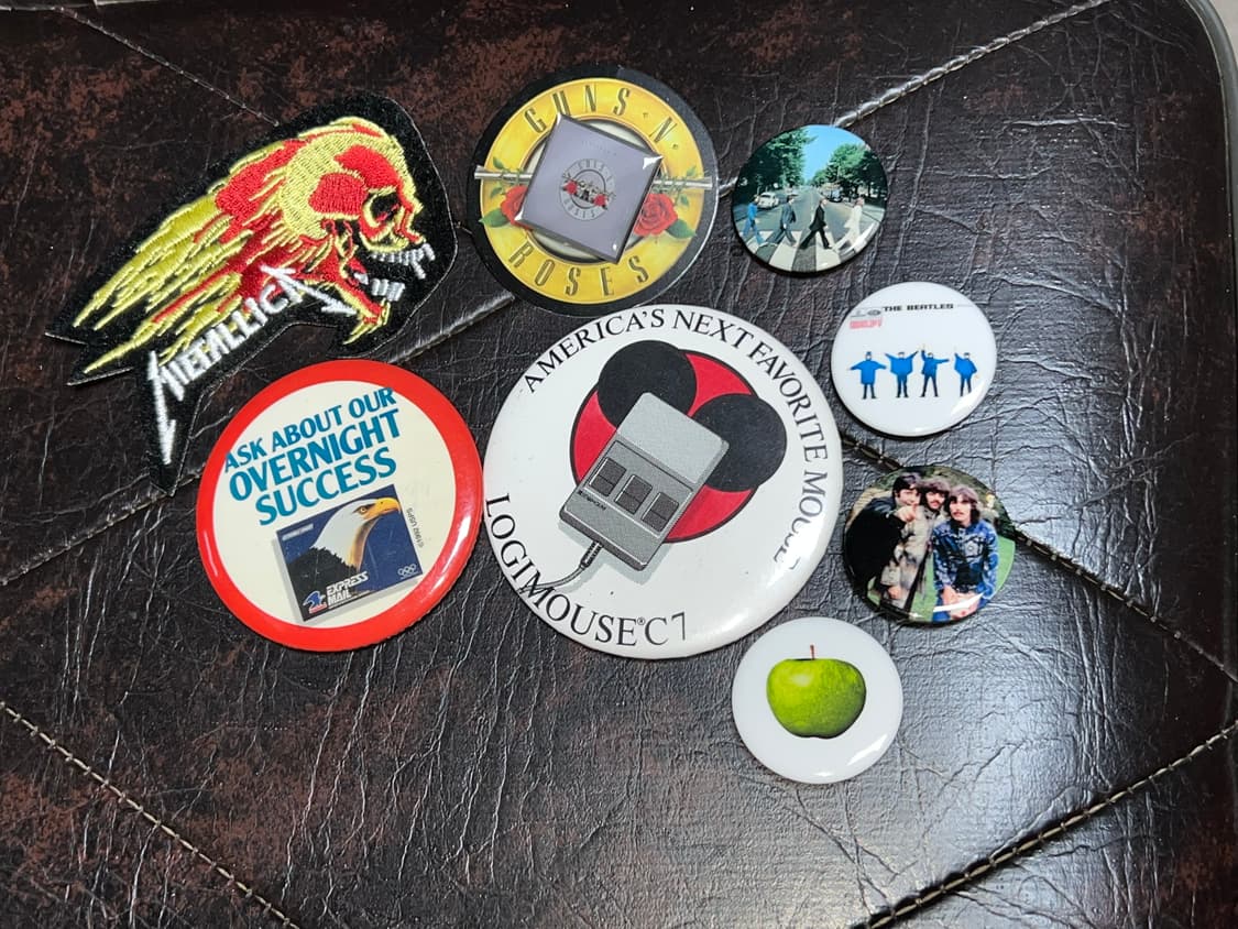 락밴드 빈티지 뱃지, 와펜 세트 상품이미지1