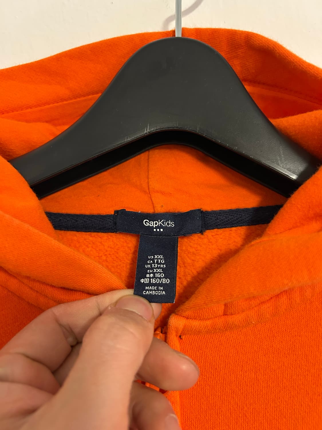 갭 로고 후드집업 상품이미지2