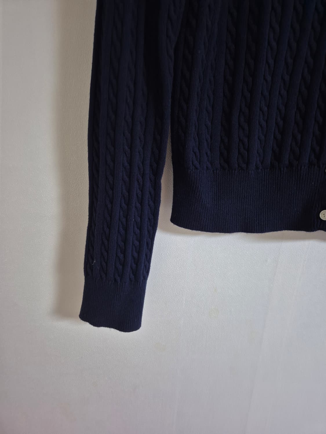 폴로랄프로렌 네이비 케이블 코튼 가디건 XL 상품이미지4