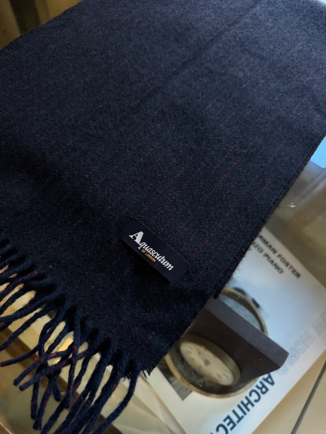 아쿠아스큐텀 캐시미어 머플러 상품이미지7