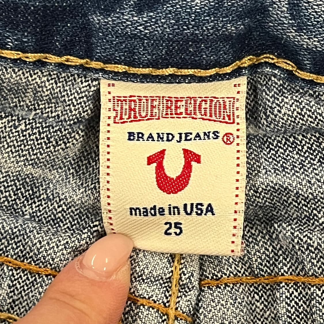 [정품/25] 트루릴리젼 데님 청바지 b18 상품이미지5