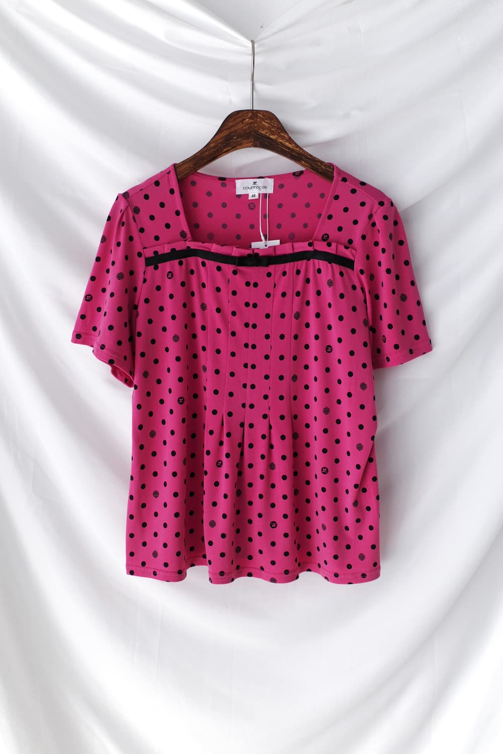 Courreges) logo dot half T  상품이미지1