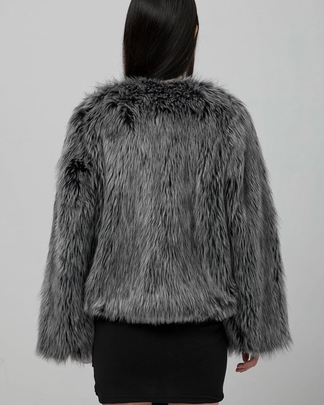 Fur Jacket (FL-046_Charcoal) 상품이미지2