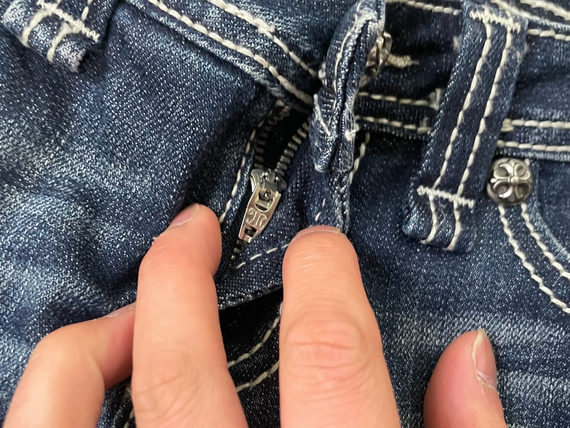 Miss me 미스미 별 스톤 자수 플레어 데님 팬츠 goa J03564 상품이미지10