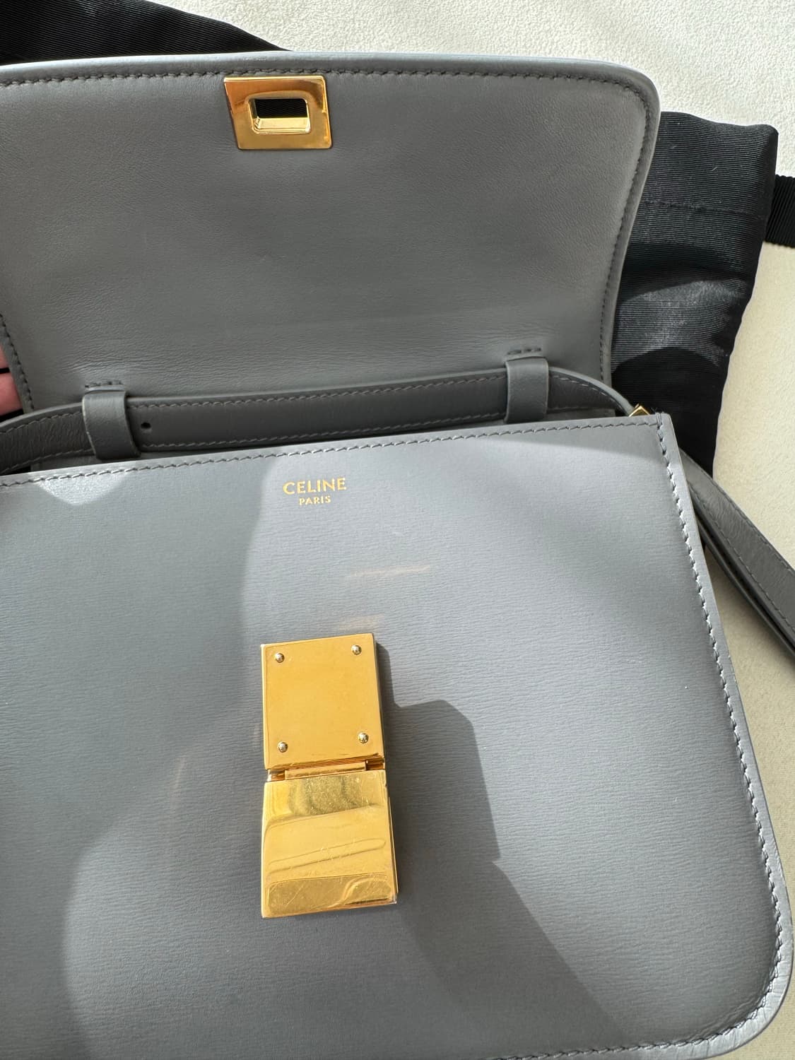 셀린느 클래식박스 틴 그레이 상품이미지10