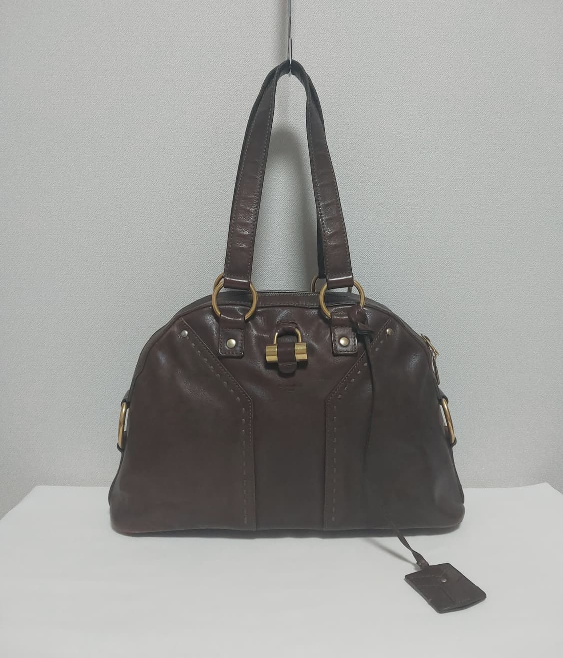 생로랑 뮤즈백 미듐 다크브라운 (정품) 상품이미지1