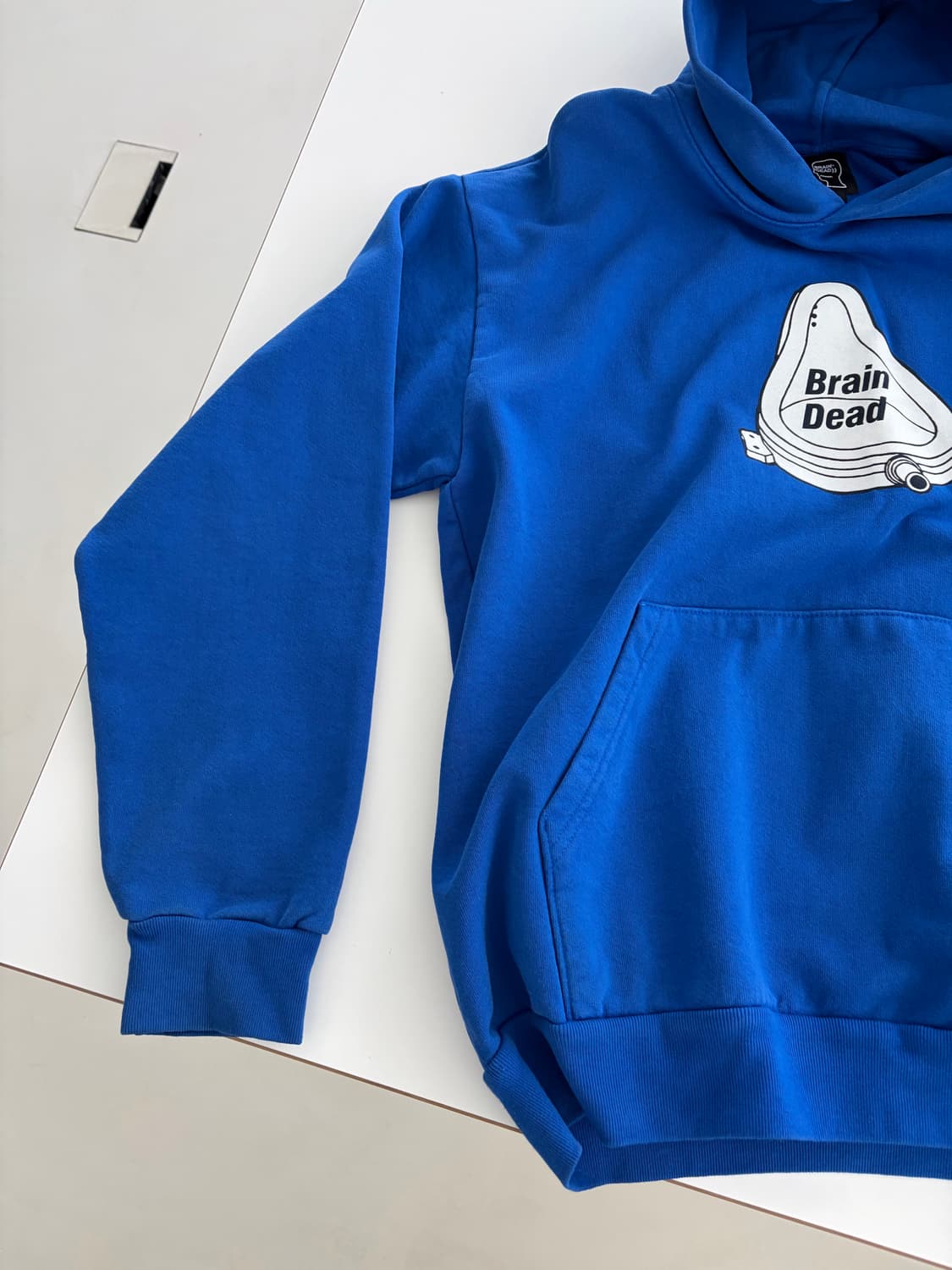브레인데드 뒤샹 그래픽 후드티 L  상품이미지3