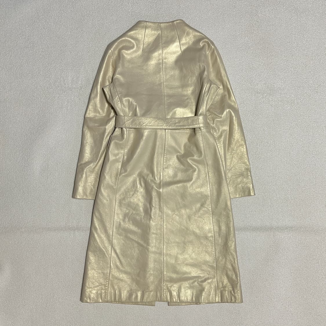 DKNY 양가죽 롱 자켓 상품이미지3