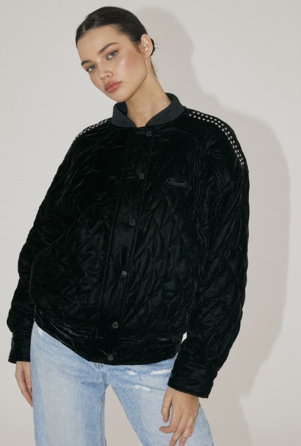 쓰리타임즈 elVis 봄버 자켓 상품이미지2