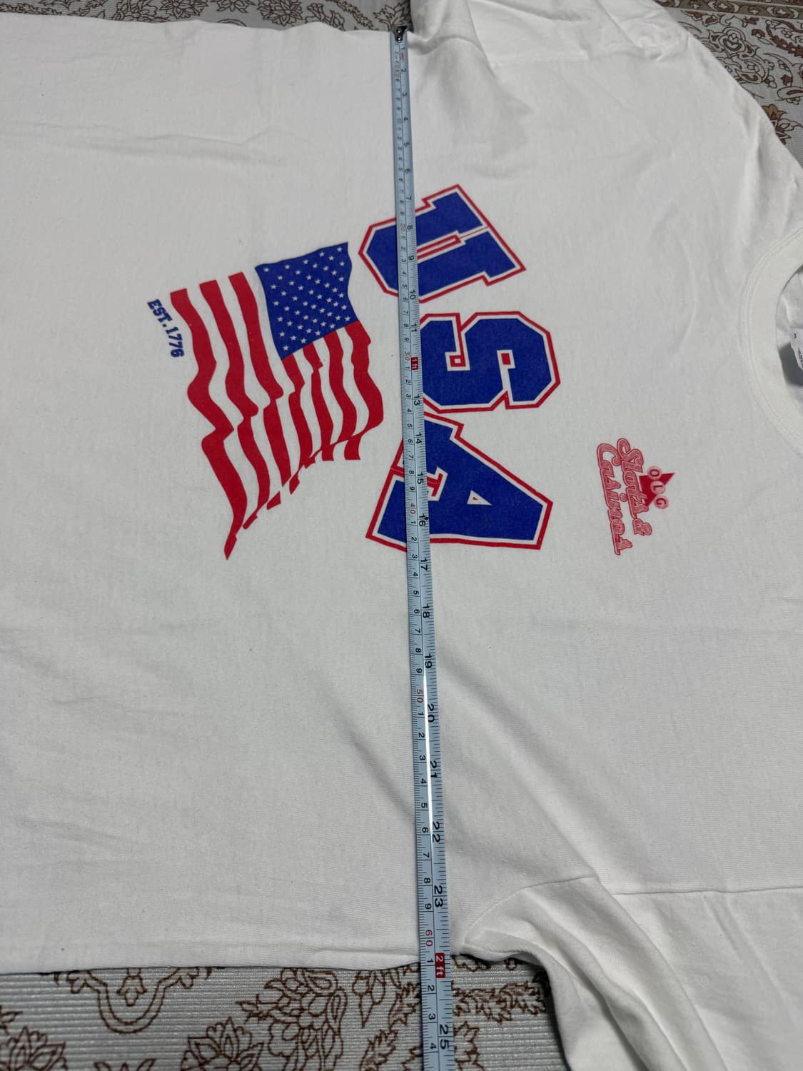 Gildan 헤비코튼 성조기 반팔티 XL 상품이미지3