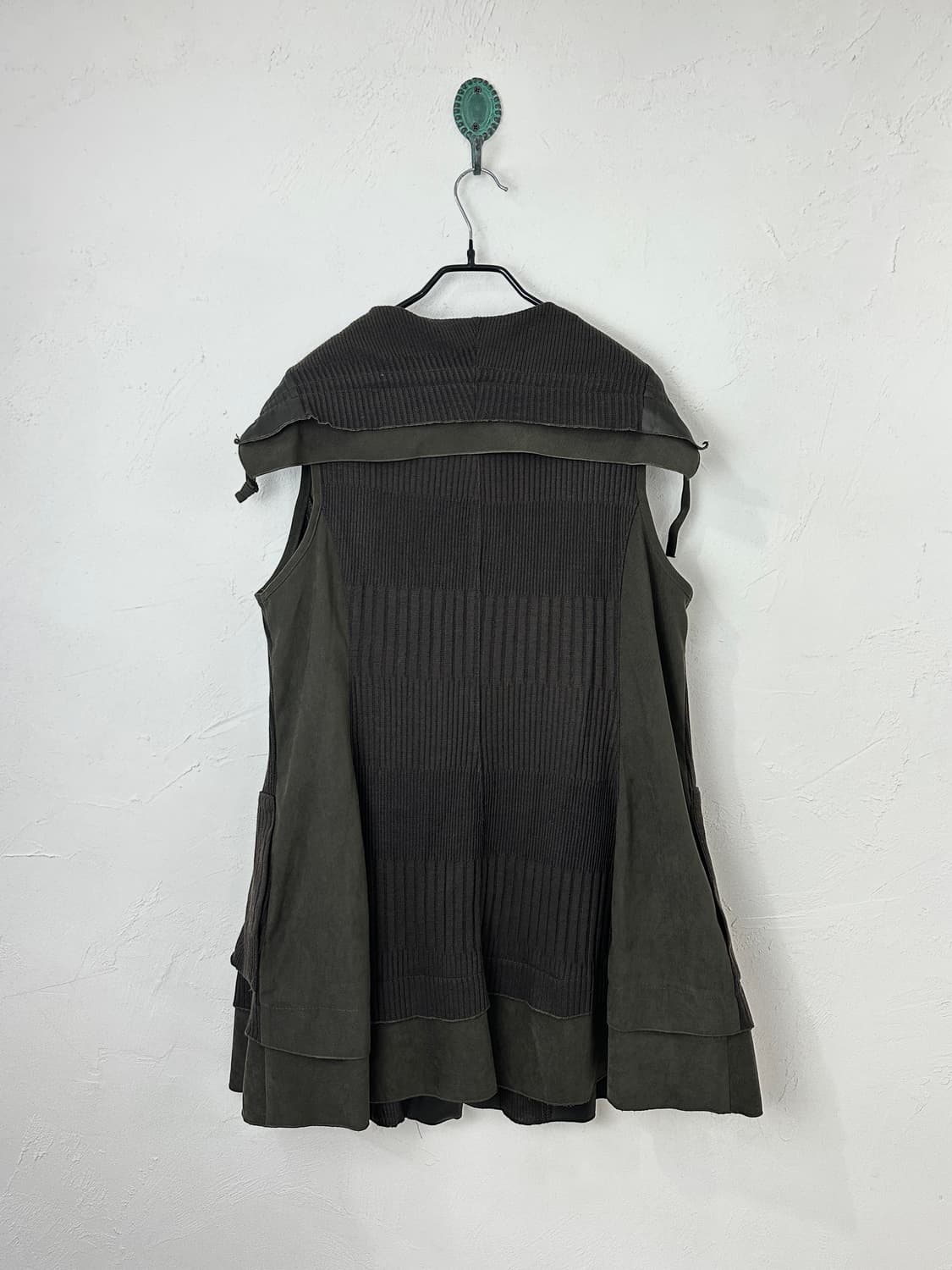 VESTITO 패브릭 믹스드 니트 베스트 상품이미지4