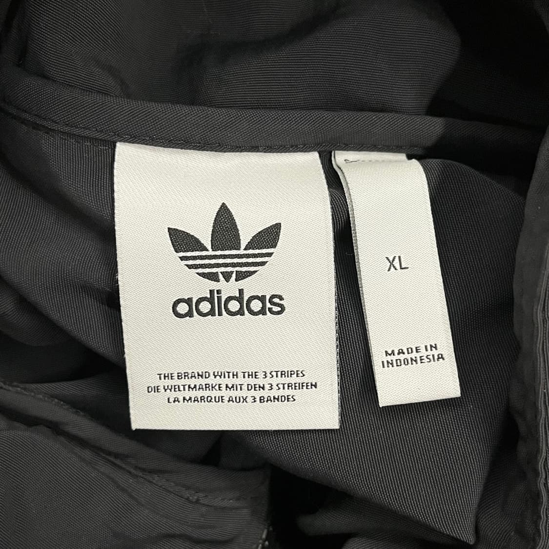 [정품/XL] 아디다스 후드 바람막이 블랙 화이트 b18 상품이미지5