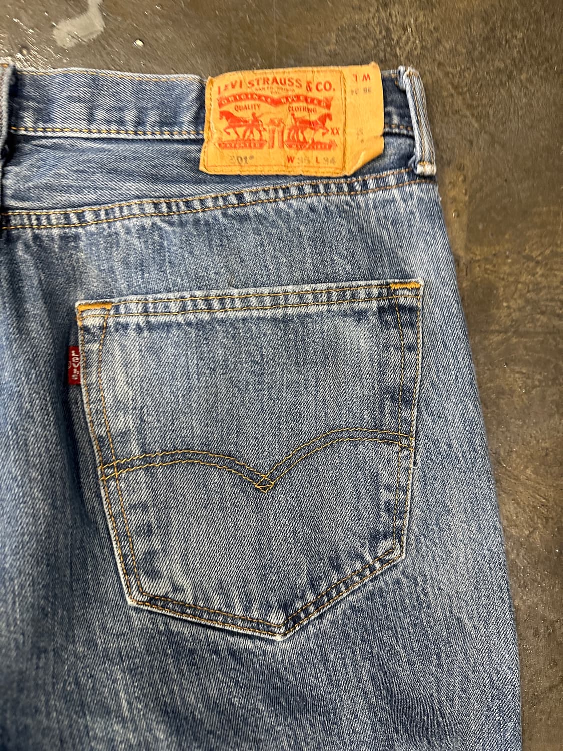 Levis 리바이스 501 W35 L34 상품이미지4