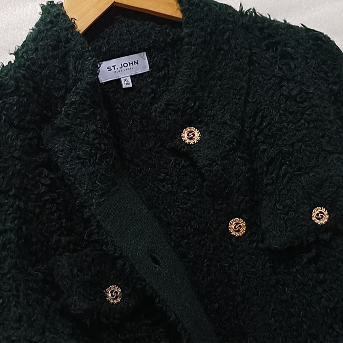 센존 부클 니팅 자켓 봄 가을 여성 XL 88 편한신축성 사랑봉봉 상품이미지3