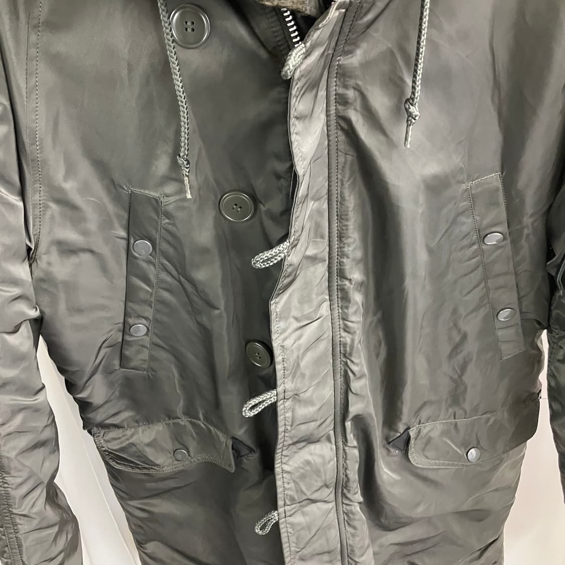 알파인더스트리 N3B 카키 파카 XL 상품이미지4